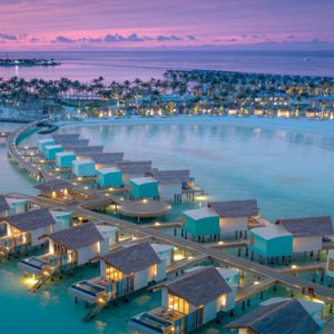 Aerial View Hard Rock Hotel Maldives Maldives Honeymoons