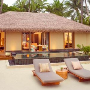 Maldives Honeymoon Package InterContinental Maldives Maamunagau Resort Family Beach Pool Villas 3