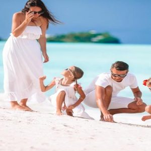 Maldives Honeymoon Packages Emerald Resort & Spa Family On Beach