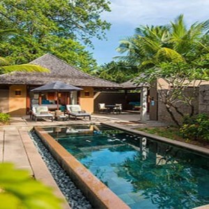 Constance Ephelia - Luxury Seychelles Honeymoon Packages - Beach villa exterior pool1