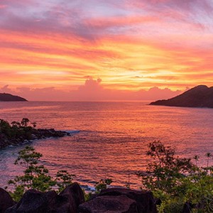 Constance Ephelia - Luxury Seychelles Honeymoon Packages - ocean view at sunset