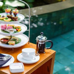 Bali Honeymoon Packages Kayumanis Ubud Afternoon Tea By The Pool