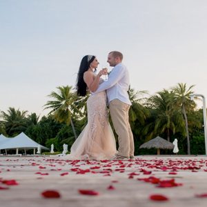 Maldives Honeymoon Packages Conrad Maldives Rangali Island Couple Wedding On The Beach1