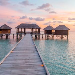 Maldives Honeymoon Packages Conrad Maldives Rangali Island Overwater Spa At Sunset