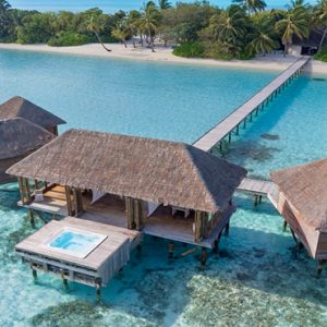 Maldives Honeymoon Packages Conrad Maldives Rangali Island Aerial View Of Overwater Spa