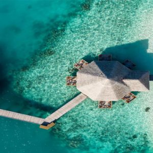 Maldives Honeymoon Packages Conrad Maldives Rangali Island Aerial View Of Restaurant