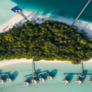 Maldives Honeymoon Packages Conrad Maldives Rangali Island Aerial View Of Villas