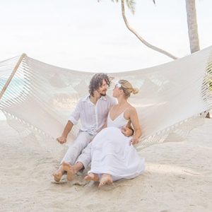 Maldives Honeymoon Packages Conrad Maldives Rangali Island Couple On Hammock