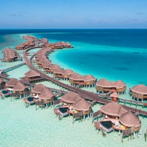 Maldives Honeymoon Packages Constance Halaveli Resort Aerial View 4