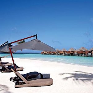 Maldives Honeymoon Packages Constance Halaveli Resort Beach Setting1