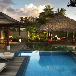 Hilton Seychelles Labriz Resort & Spa - Luxury Seychelles Honeymoon Packages - Exterior of villa