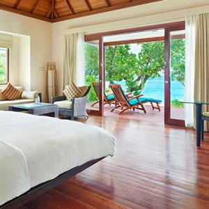 Hilton Seychelles Labriz Resort & Spa - Luxury Seychelles Honeymoon Packages - King Beachfront Villa Interior1