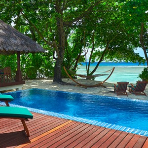 Hilton Seychelles Labriz Resort & Spa - Luxury Seychelles Honeymoon Packages - King Deluxe Beachfront Pool villa exterior