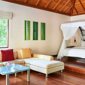 Hilton Seychelles Labriz Resort & Spa - Luxury Seychelles Honeymoon Packages - Sanctuary Pool Villa bedroom