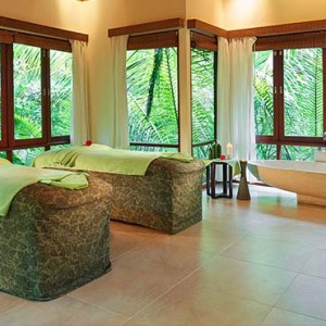 Hilton Seychelles Labriz Resort & Spa - Luxury Seychelles Honeymoon Packages - Spa treatment room