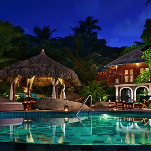 Hilton Seychelles Labriz Resort & Spa - Luxury Seychelles Honeymoon Packages - spa pool exterior