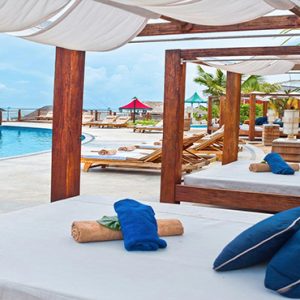 Jamaica Honeymoon Packages Sandals Ochi Beach Resort Day Bed By The Pool