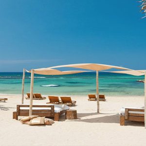 Jamaica Honeymoon Packages Sandals Ochi Beach Resort Day Beds By The Beach