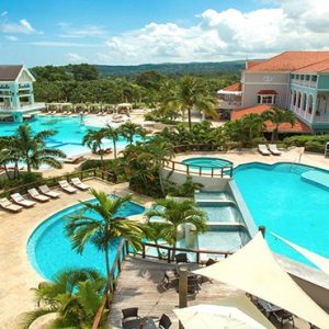 Jamaica Honeymoon Packages Sandals Ochi Beach Resort Pool Overview