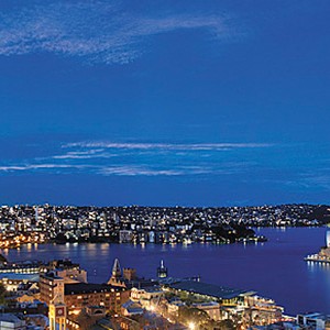 Shangri-La Sydney - view night