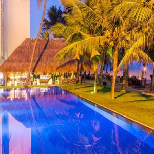 Sri Lanka Honeymoon Packages Jetwing Sea Pool At Night