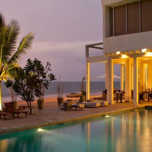 Sri Lanka Honeymoon Packages Jetwing Sea Pool Exterior At Night