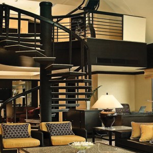 Thailand Honeymoon Packages Banyan Tree Bangkok Presidential Suite Staircase