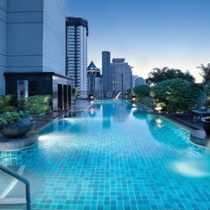 Thailand Honeymoon Packages Banyan Tree Bangkok Spa Sanctuary Suite Rooftop Pool