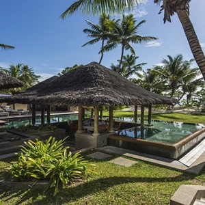 Constance Lemuria - Luxury Seychelles Honeymoon Packages - Beach villa with pool exterior