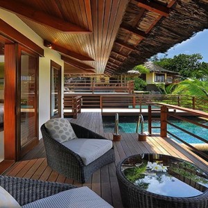 Constance Lemuria - Luxury Seychelles Honeymoon Packages - Presidential villa exterior deck