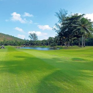 Constance Lemuria - Luxury Seychelles Honeymoon Packages - golf course