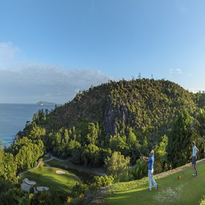 Constance Lemuria - Luxury Seychelles Honeymoon Packages - golf course panoramic views