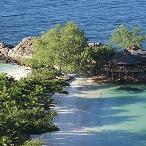 Constance Lemuria - Luxury Seychelles Honeymoon Packages - island overview