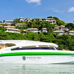 Thailand Honeymoon Package Banyan Tree Samui Resort Boat