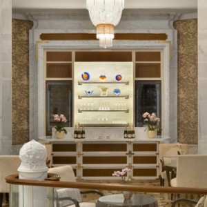 champagne bar - shangri la singapore - luxury singapore honeymoon packages