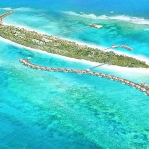 Aerial View The Residence Maldives At Falhumaafushi Maldives Honeymoons
