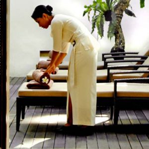 Bali Honeymoon Packages Nusa Dua Beach Hotel & Spa Spa Relaxation Room