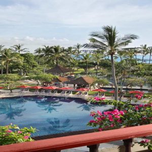 Bali Honeymoon Packages Nusa Dua Beach Hotel & Spa Aerial View Of Pool Area