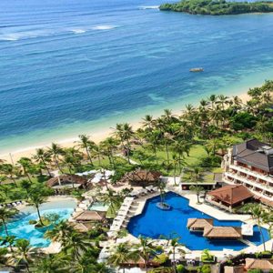 Bali Honeymoon Packages Nusa Dua Beach Hotel & Spa Aerial View Of Resort