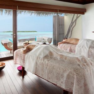 Couple Spa Treatment The Residence Maldives At Falhumaafushi Maldives Honeymoons