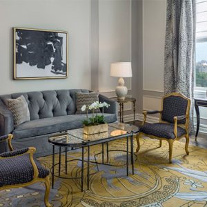 Luxury New York holiday The Plaza New York Carnegie Partial Park View Two Bedroom Suite King