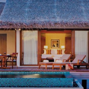 One Bedroom Deluxe Water Pool Villas The Residence Maldives At Falhumaafushi Maldives Honeymoons
