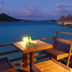 7 End Of Pontoon Horizon Overwater Villa - Intercontinental Bora Bora Le Moana Resort - Luxury Bora Bora Honeymoon Packages