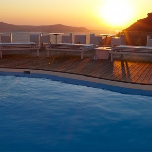 Pool 6 - sun Rocks Hotel Santorini - luxury santorini honeymoon packages