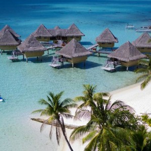 beach- Intercontinental Bora Bora Le Moana Resort - Luxury Bora Bora Honeymoon Packages