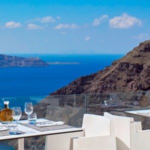 dining - sun Rocks Hotel Santorini - luxury santorini honeymoon packages