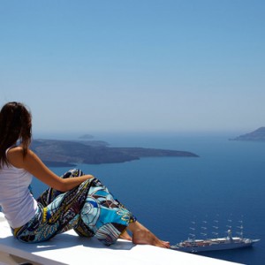 views - sun Rocks Hotel Santorini - luxury santorini honeymoon packages