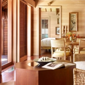 2 One Bedroom Otemanu Overwater Bungalow Suite - Four Seasons Bora Bora - Luxury Bora Bora Honeymoon Packages