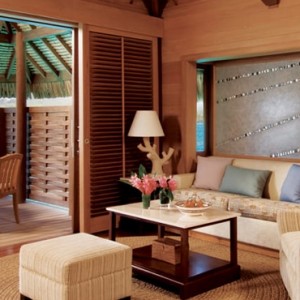 4 One Bedroom Beach View Overwater Bungalow suite - Four Seasons Bora Bora - Luxury Bora Bora Honeymoon Packages