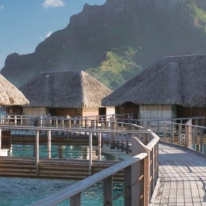 One Bedroom Lagoon View Overwater Bungalow Suite - Four Seasons Bora Bora - Luxury Bora Bora Honeymoon Packages